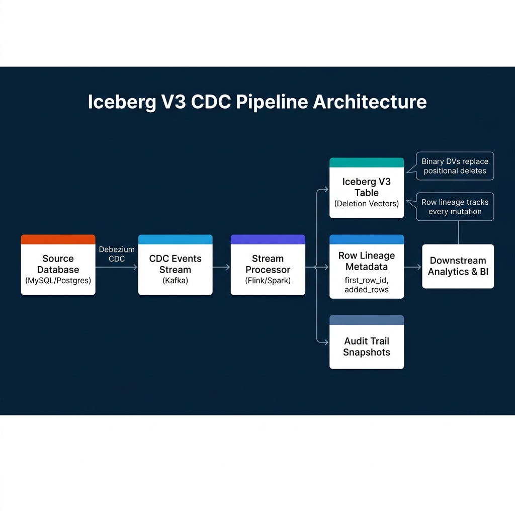 What Iceberg V3 Advances Mean For CDC Pipelines